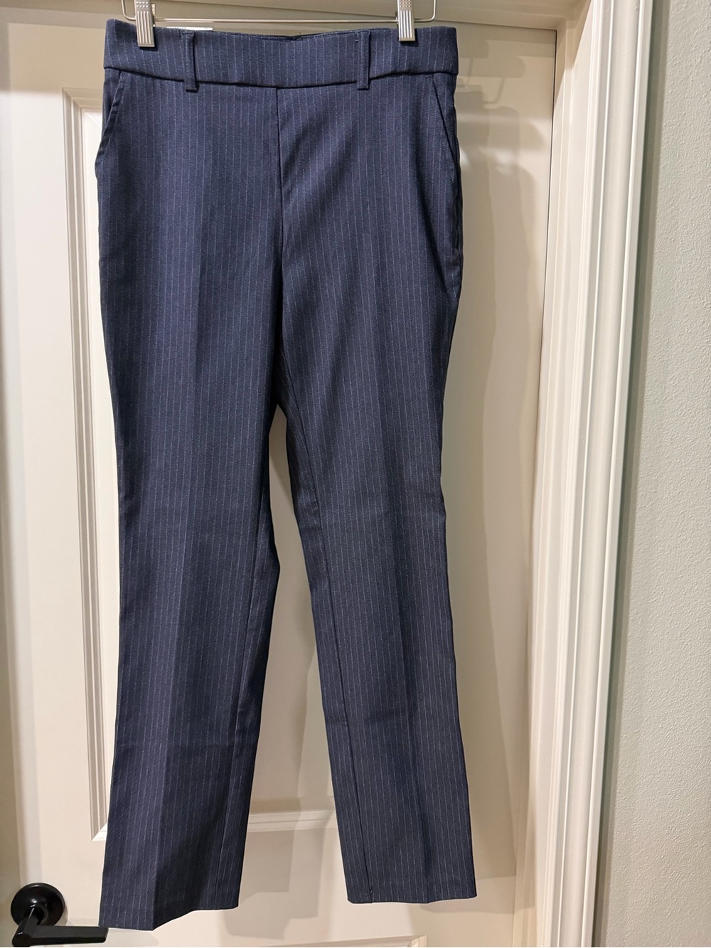 Rafaella Navy Pinstripe Trousers